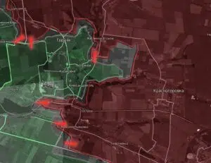 Кураховско направление към полунощ на 18 октомври